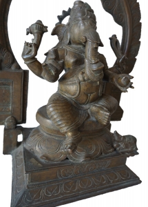 Lost wax bronze Ganesh