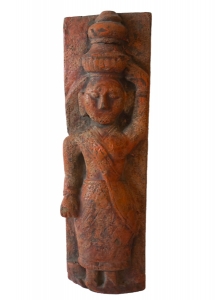 Rajasthani Carving Red Woman