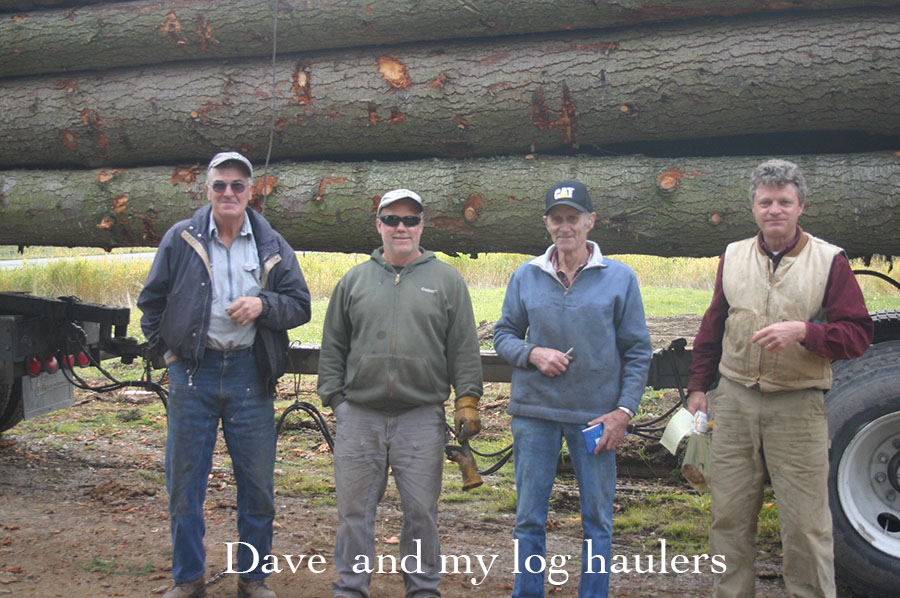 Dave Nesbit and my log haulers