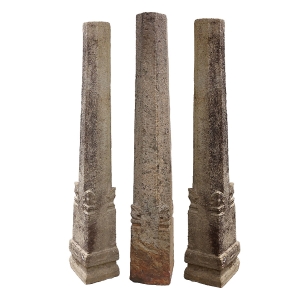 Chettinad granite pillars