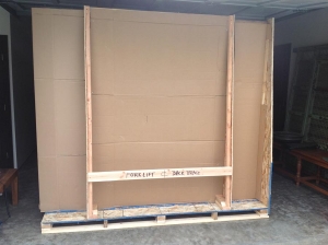 wall panel ready for shipping